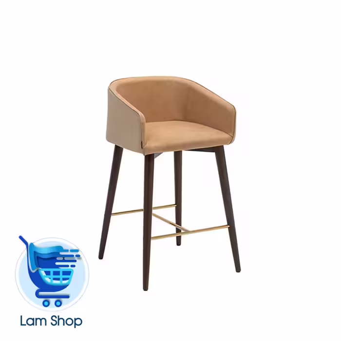 صندلی دسته دار کانتر نایس پایه چوبی N301BW نظری(زمان ارسال 15 تا 20 روز کاری)
