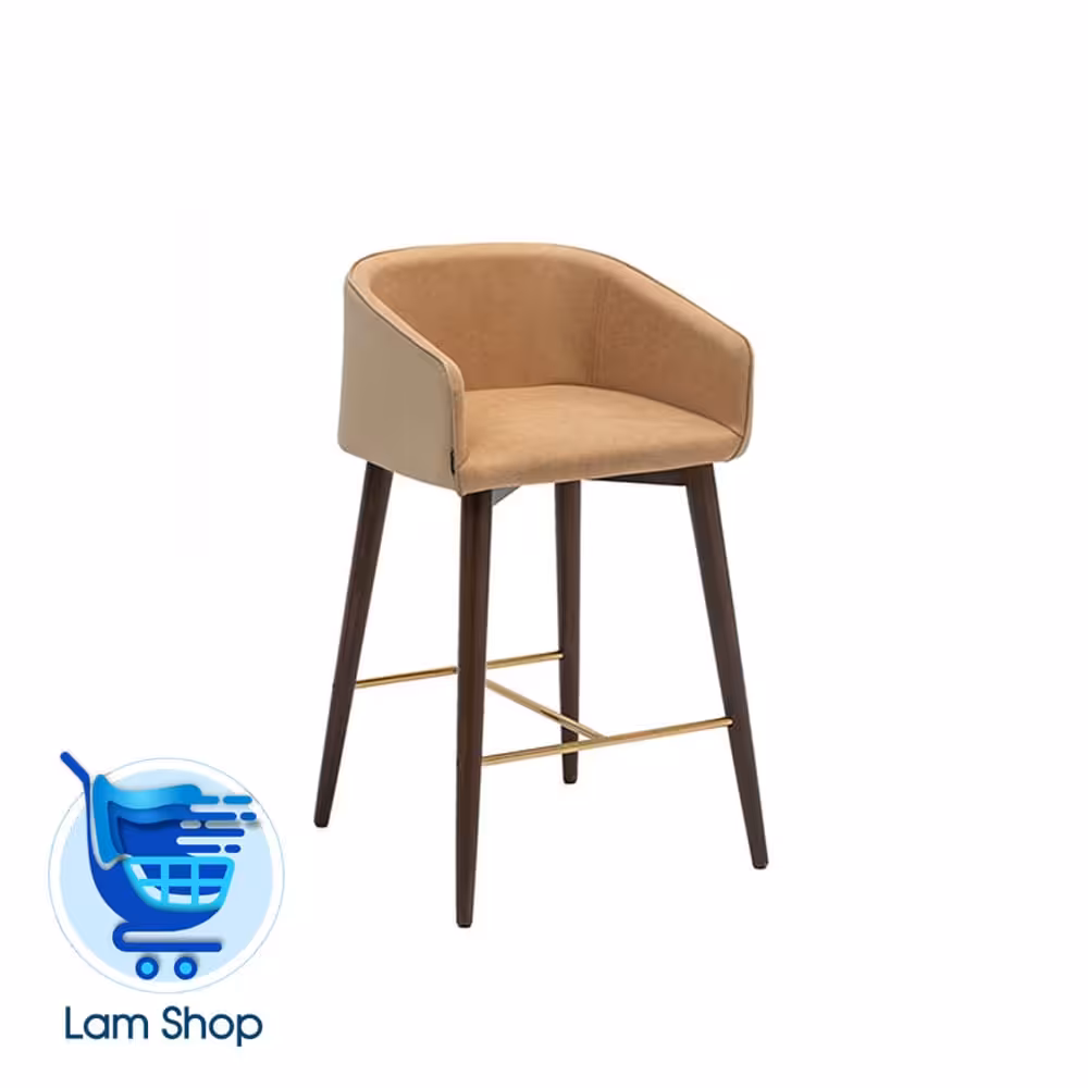صندلی دسته دار کانتر نایس پایه چوبی N301BW نظری(زمان ارسال 15 تا 20 روز کاری)