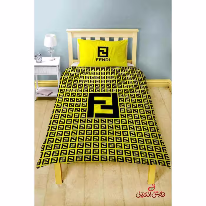 روتختی طرح فندی زرد(FENDI) کد 2688