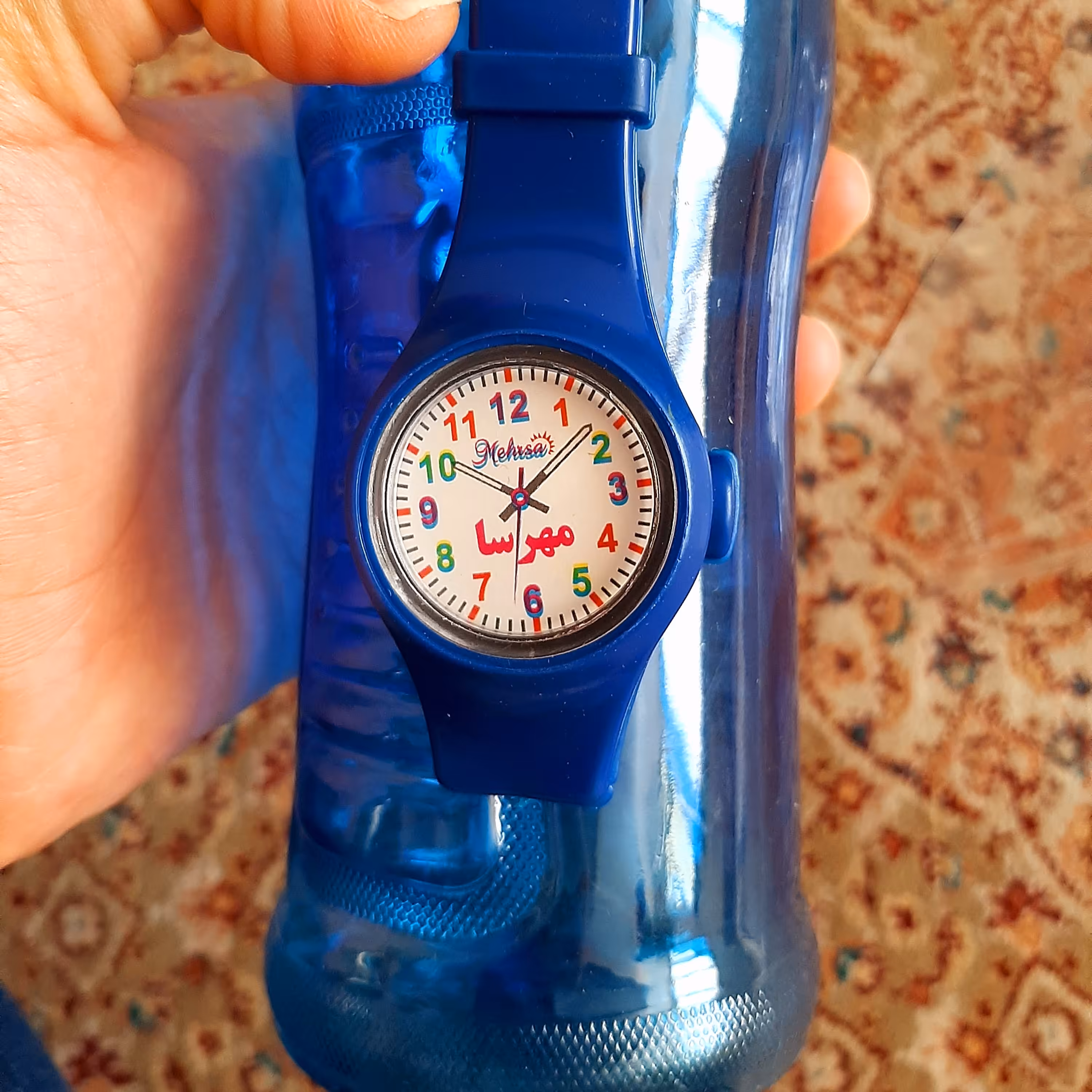 قمقمه ساعت دار مدل مهرسا