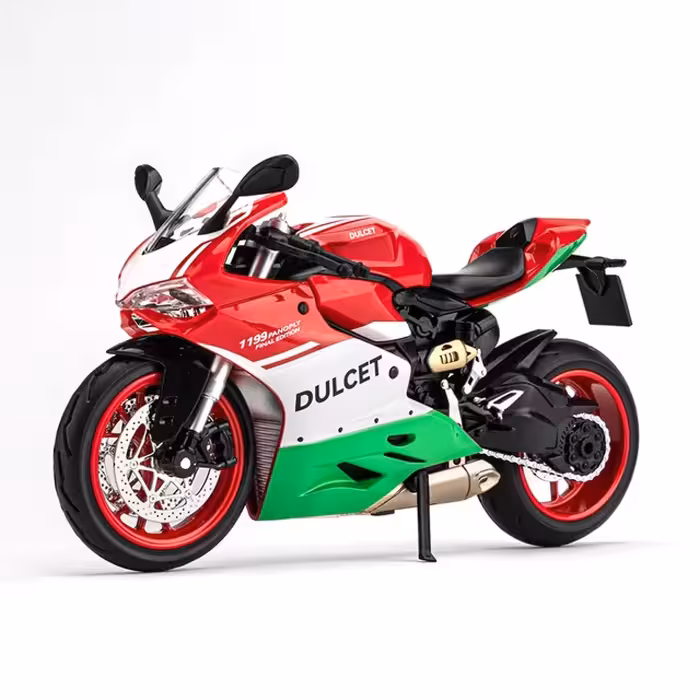 ماکت طرح دوگاتی موزیکال چراغ دار مقاس 1/12