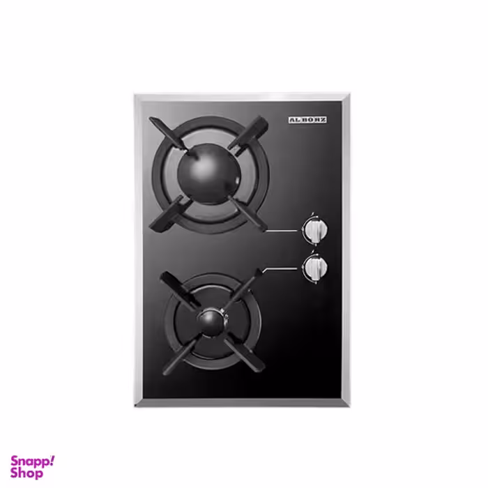 گاز صفحه ای استیل البرز مدل 2 شعله G2302