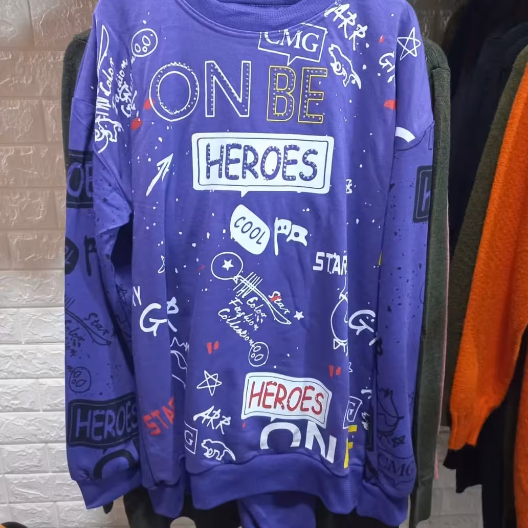  بلوز و شلوار ست دورس طرحدار و نگین دار