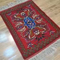 فروش قالیچه دستباف ترکمن پشم از برند آی سن با ارسال رایگان 