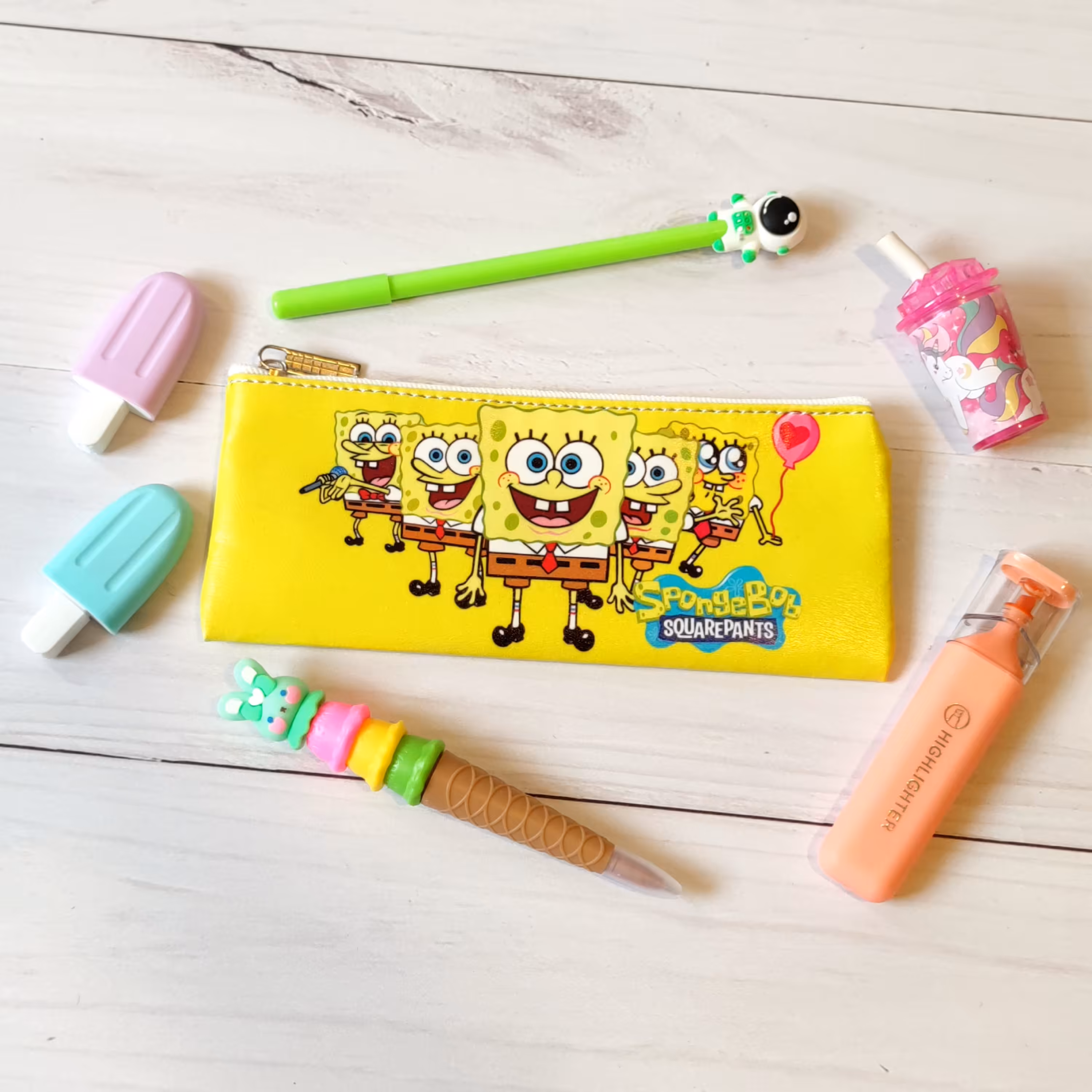 جامدادی باب اسفنجی فانتزی، جامدادی چرمی 