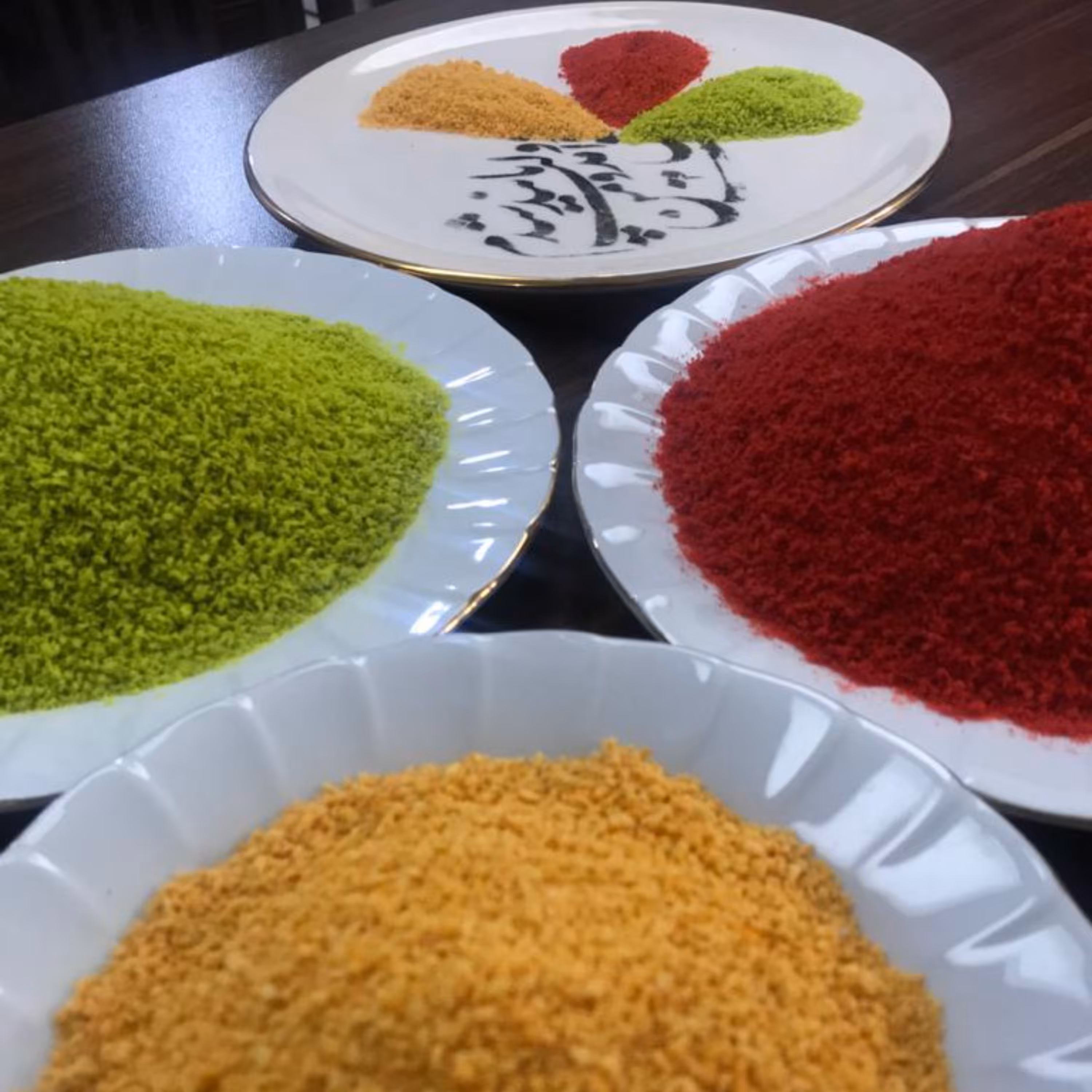 پودر سوخاری رنگی فودسک -500گرمی- 4 رنگ- (از هر رنگ 125 گرم)