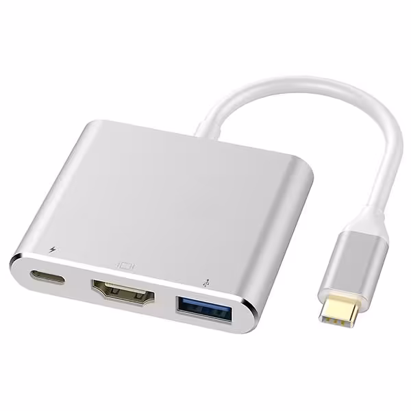 تبدیل  USB 3.1 type C به HDMI و USB 3.1 و Type Cبا قابلیت PD2.0 فرانت مدل FN-UCH300