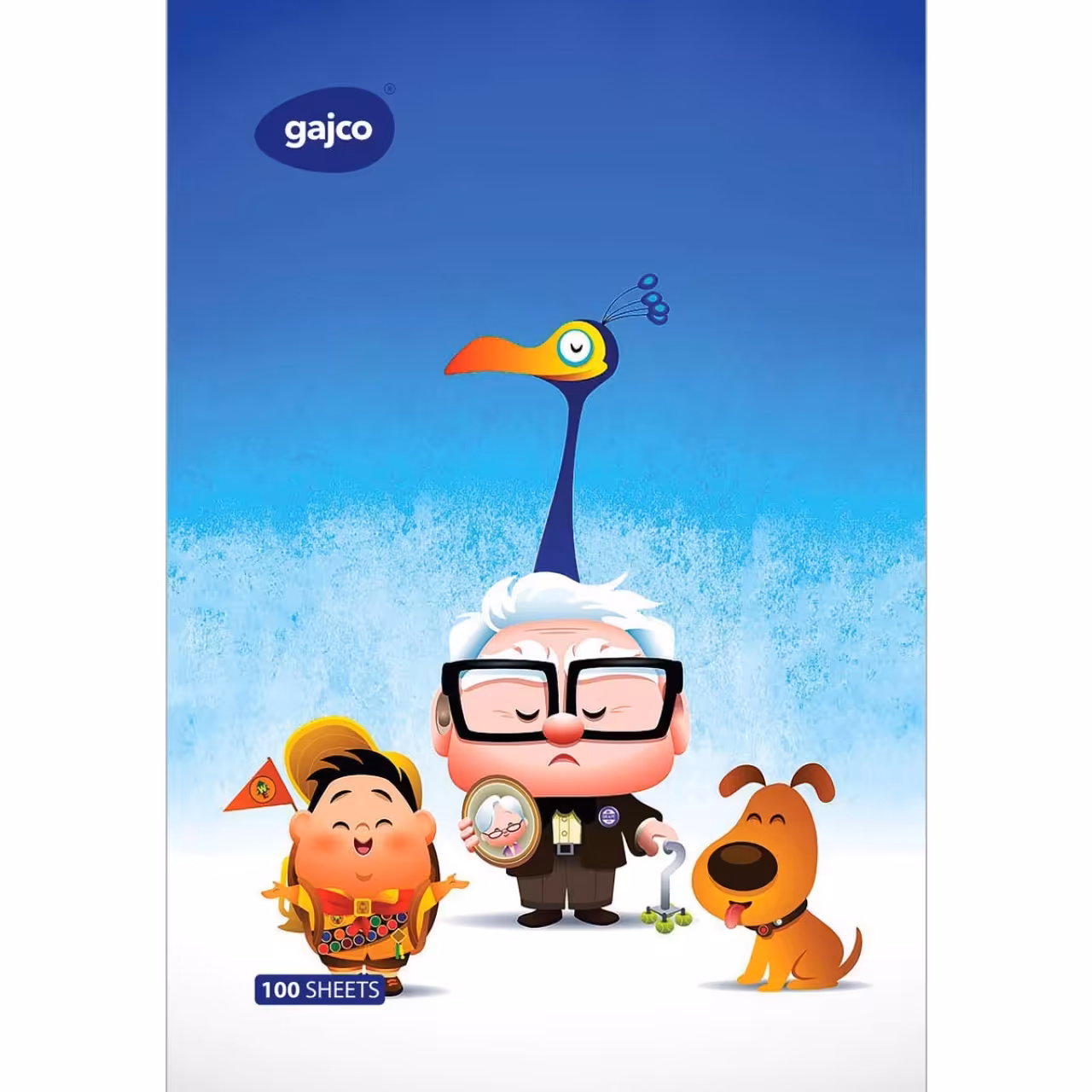 دفتر 100 برگ گاجکو طرح Up با رایحه شکلات