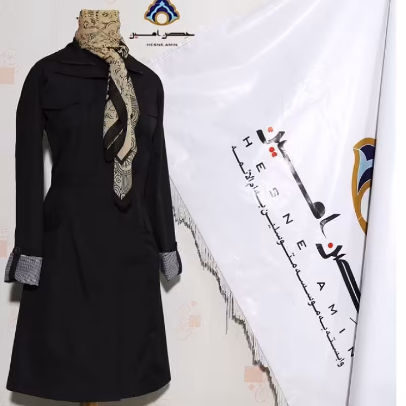 مانتو پرکابرد خرج کار چهارخانه زیپدار