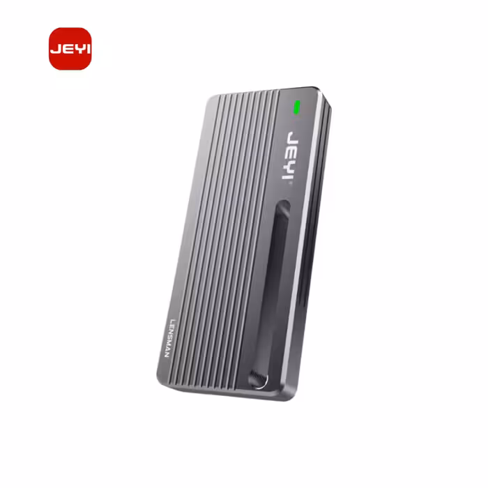 باکس هارد SSD تمام آلومینیومی مدل JEYI i9-Lensman Aluminum SSD Box NVMe 10 Gbps