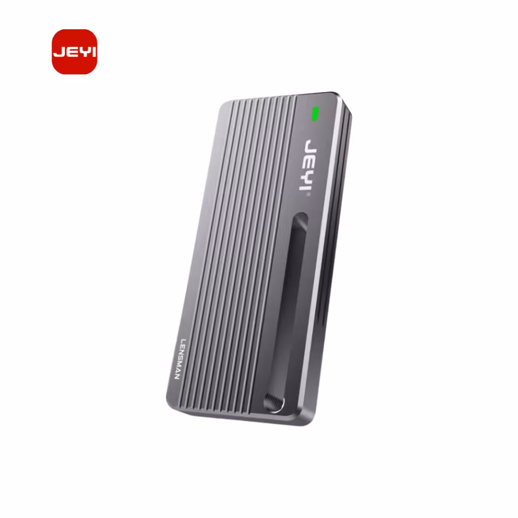 باکس هارد SSD تمام آلومینیومی مدل JEYI i9-Lensman Aluminum SSD Box NVMe 10 Gbps