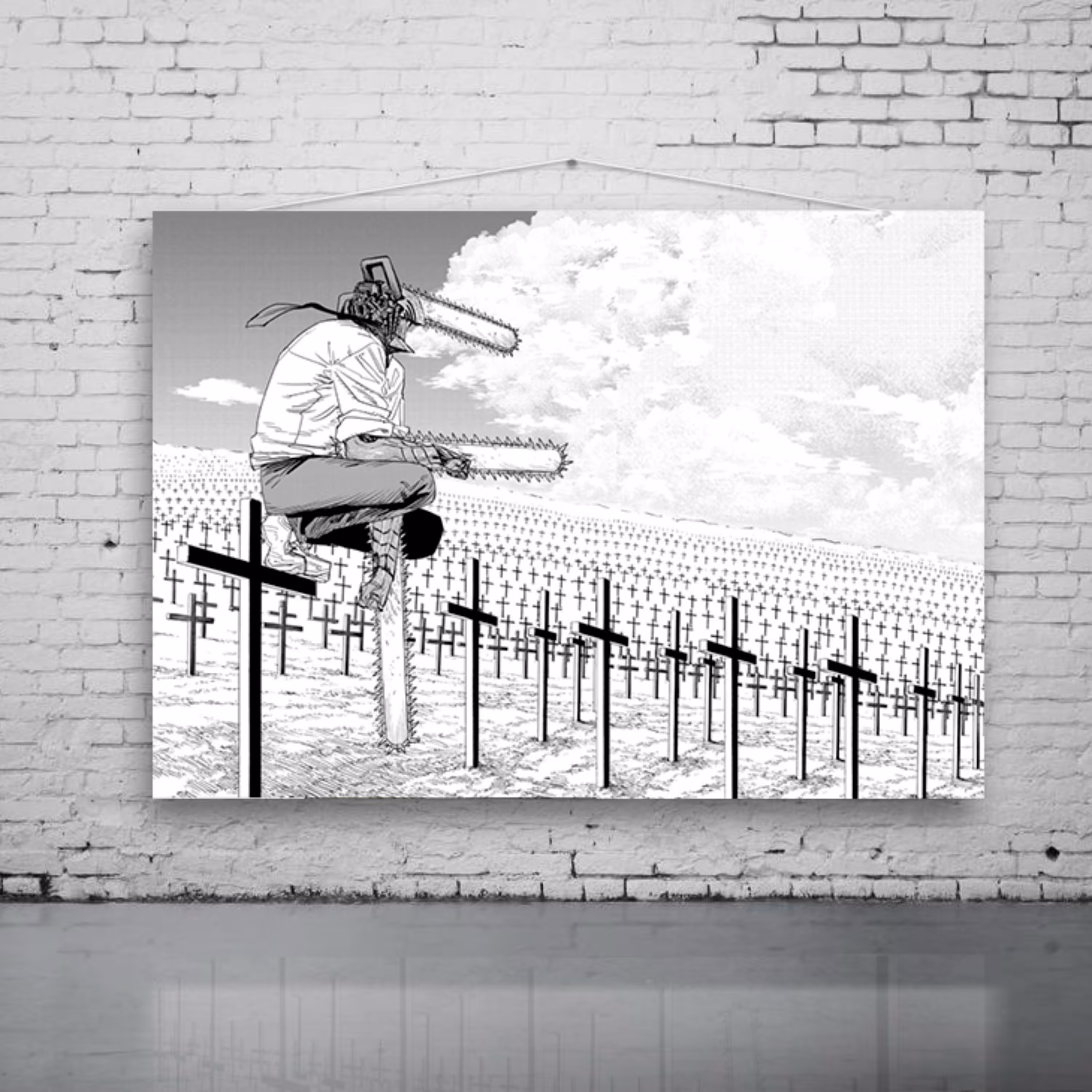 پوستر سایز A3  انیمه Chainsaw man