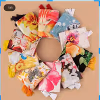 شال نخی منگوله دار 10رنگ زیبا