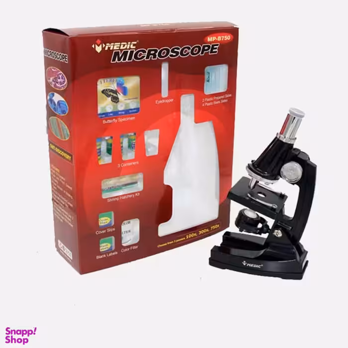 علمی میکروسکوپ 750 برابر مدیک