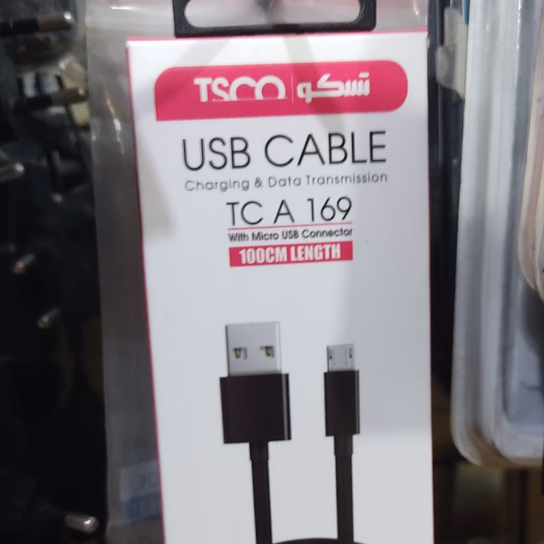 کابل شارژ اندروید تسکو TC A169