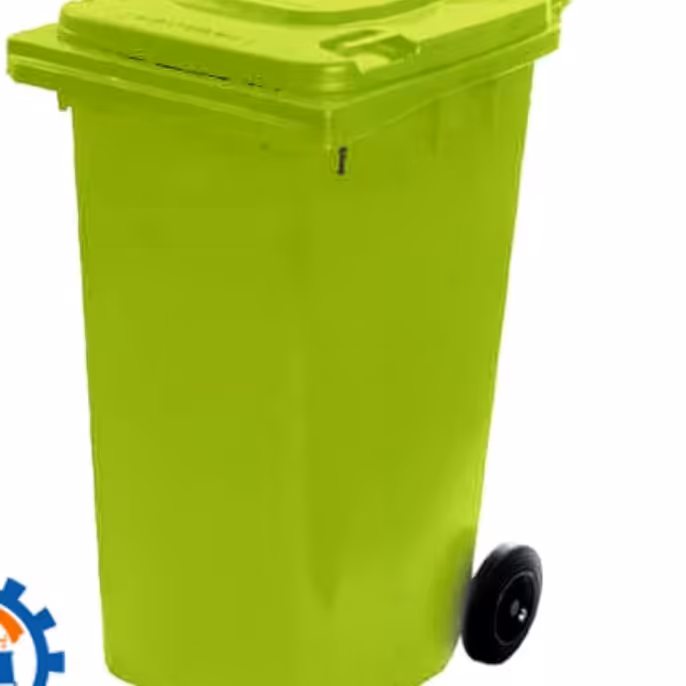 سطل آشغال چرخ دار ظرفیت 60 و 80 و 100 لیتر 