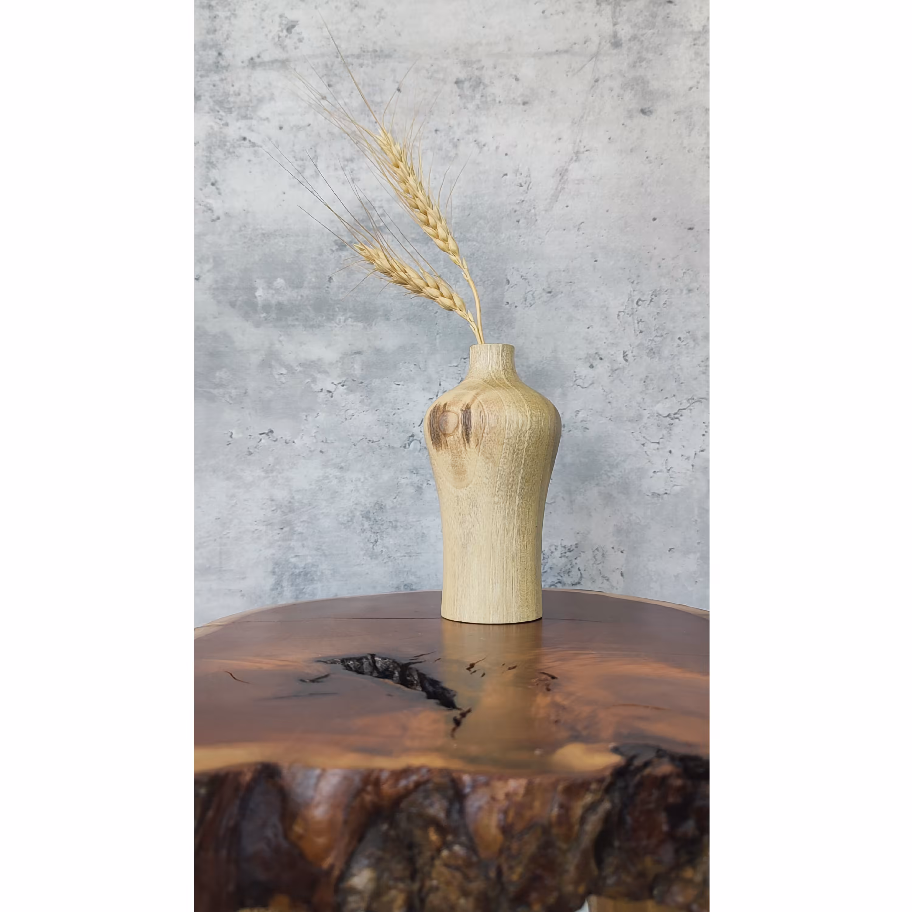 گلدان چوبی ارتفاع 12 سانت گروه سوم 