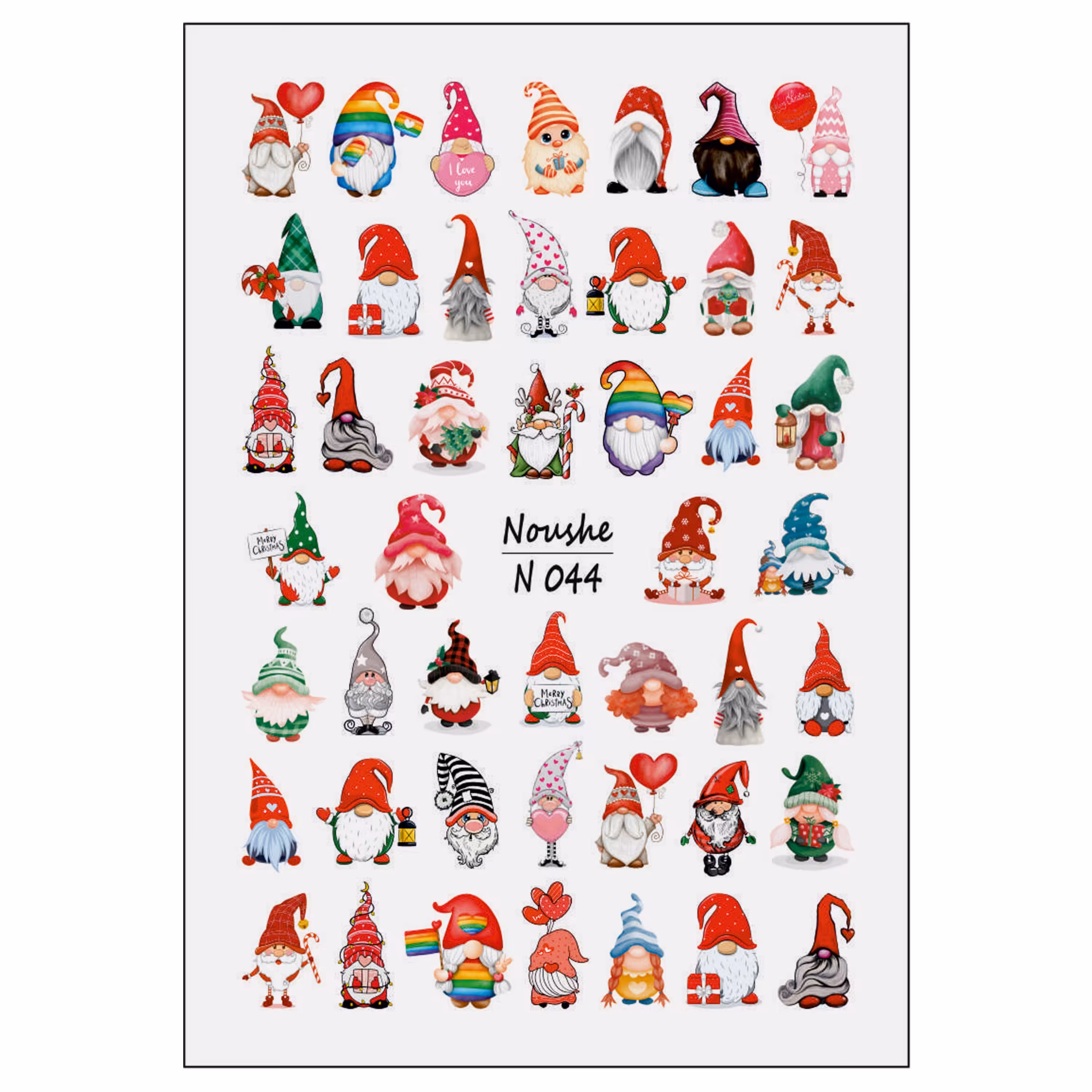 لنز ناخن نوشه مدل لی لی پوت کد N044