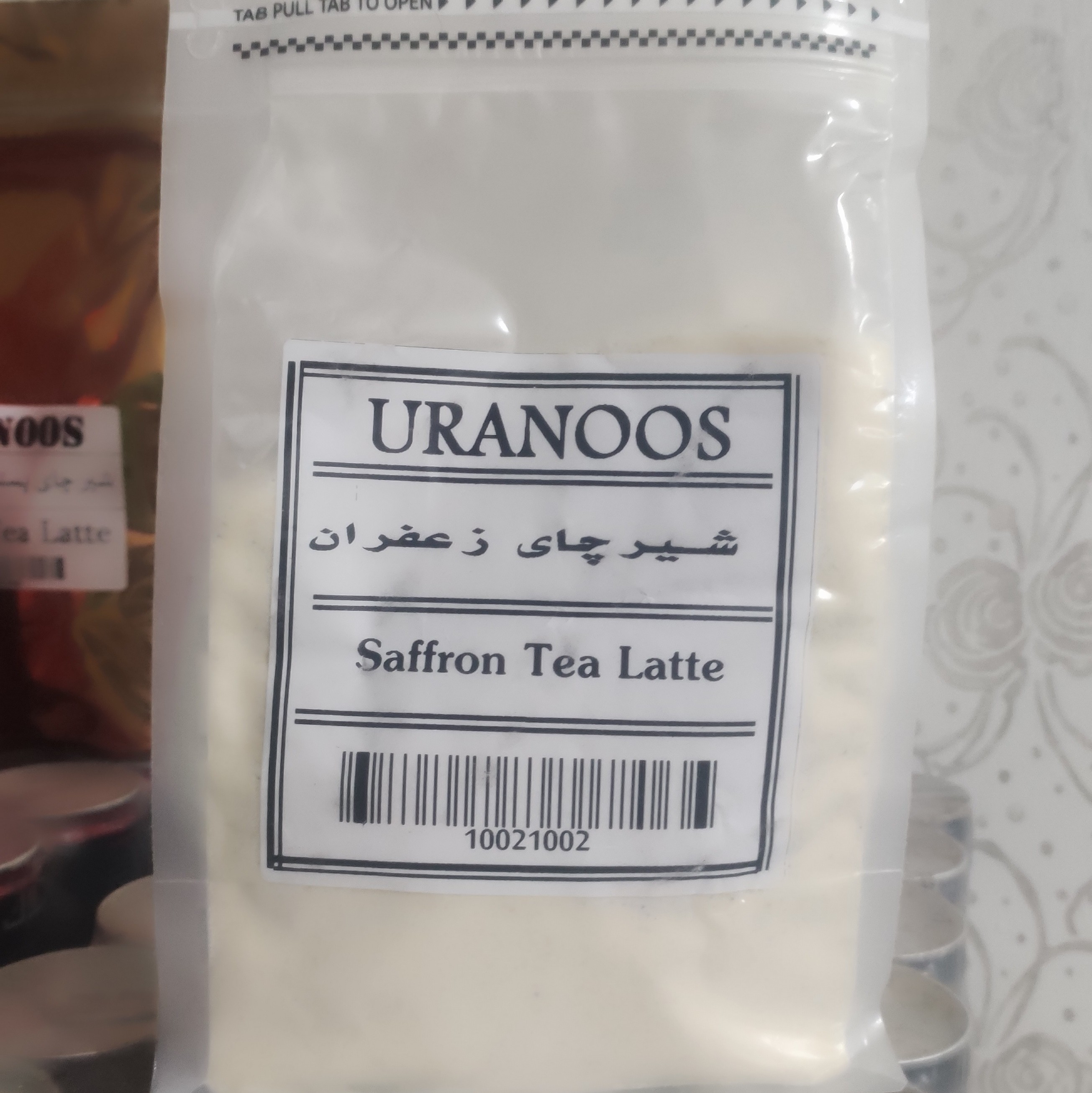 کاپوچینو شیر چای زعفرانی وزن 1000گرم