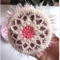 اسکاج  بافتنی دولایه زیبا بافته شده با کاموا سوزنی (پک3عددی)