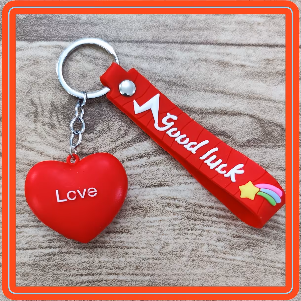 جاسوئیچی سیلیکونی طرح قلب سرخ