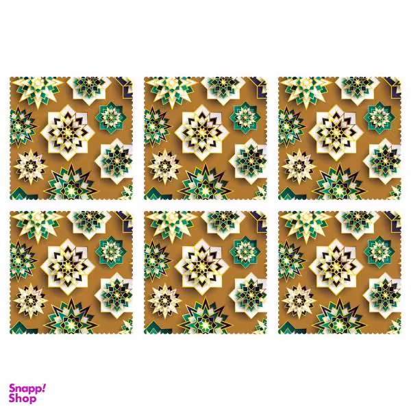 زیر لیوانی کد C1-42074 بسته 6 عددی