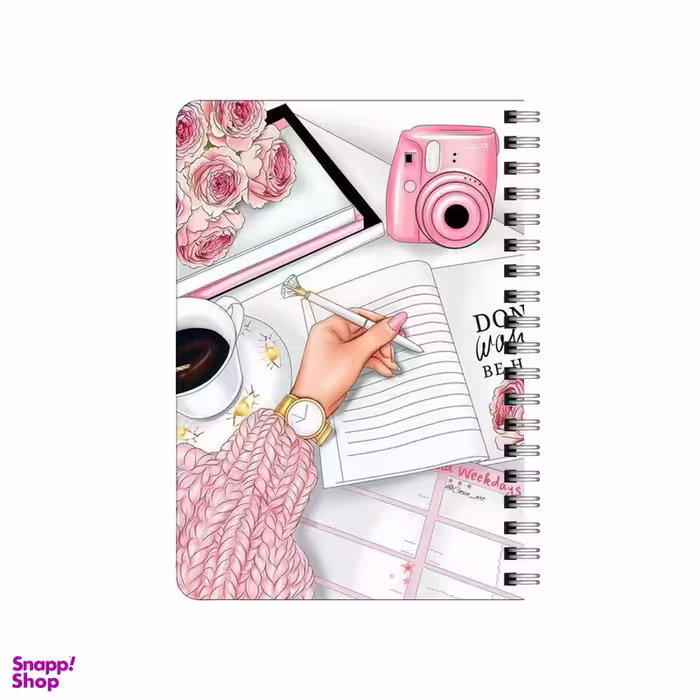 دفترچه یادداشت بامبیلیپ مدل چوبی طرح روزمرگی و عکاسی کد 0599713