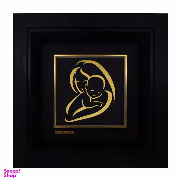 تابلو طلا کوب زرکات طرح مهر مادری مدل F134