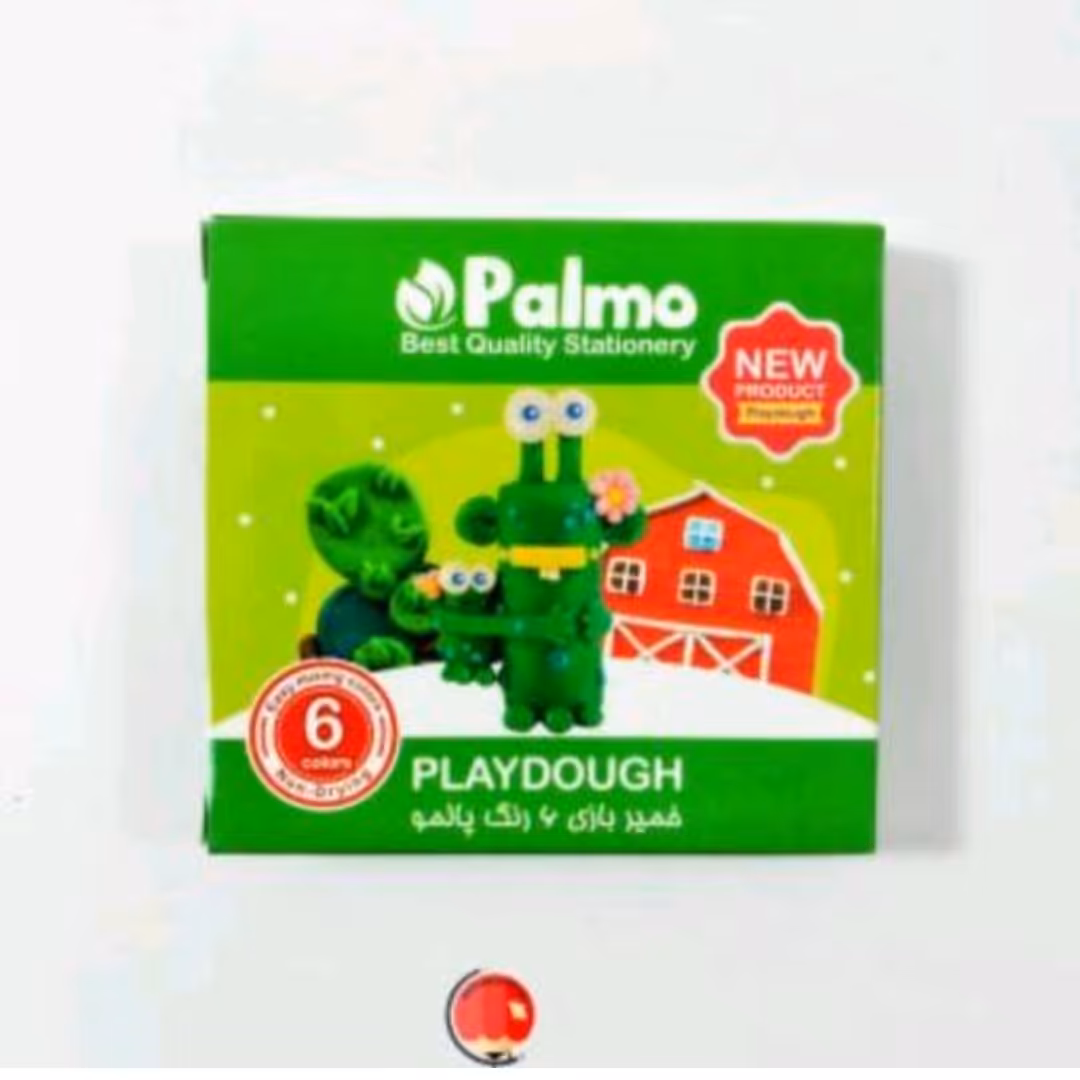 خمیر بازی 6 رنگ پالمو