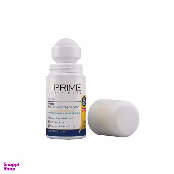 لوسیون ضد آفتاب رولی پریم(prime) مدل roll-on spf 50