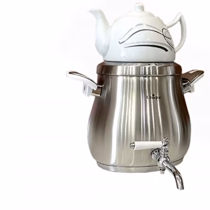 کتری و قوری 4.5 لیتر استیل یونیک کد 7209