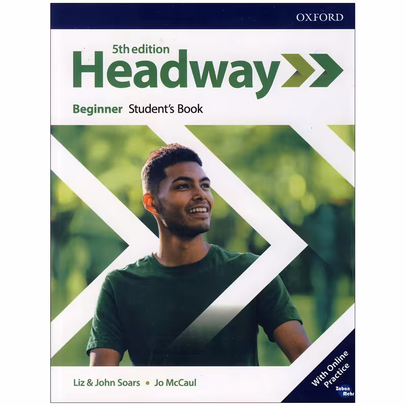 کتاب Headway Beginner اثر Liz & John Soars and Jo McCaul انتشارات زبان مهر