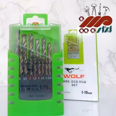 جعبه مته آهن کبالت ولف از سایز 10-1 محصول فروشگاه وهاب زاده