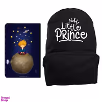 کوله پشتی طرح شازده کوچولو کد kp36 به همراه کلاسور