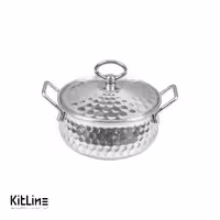 دیگچه آلومینیومی چکشی 1200 میلی‌لیتری شهرزاد