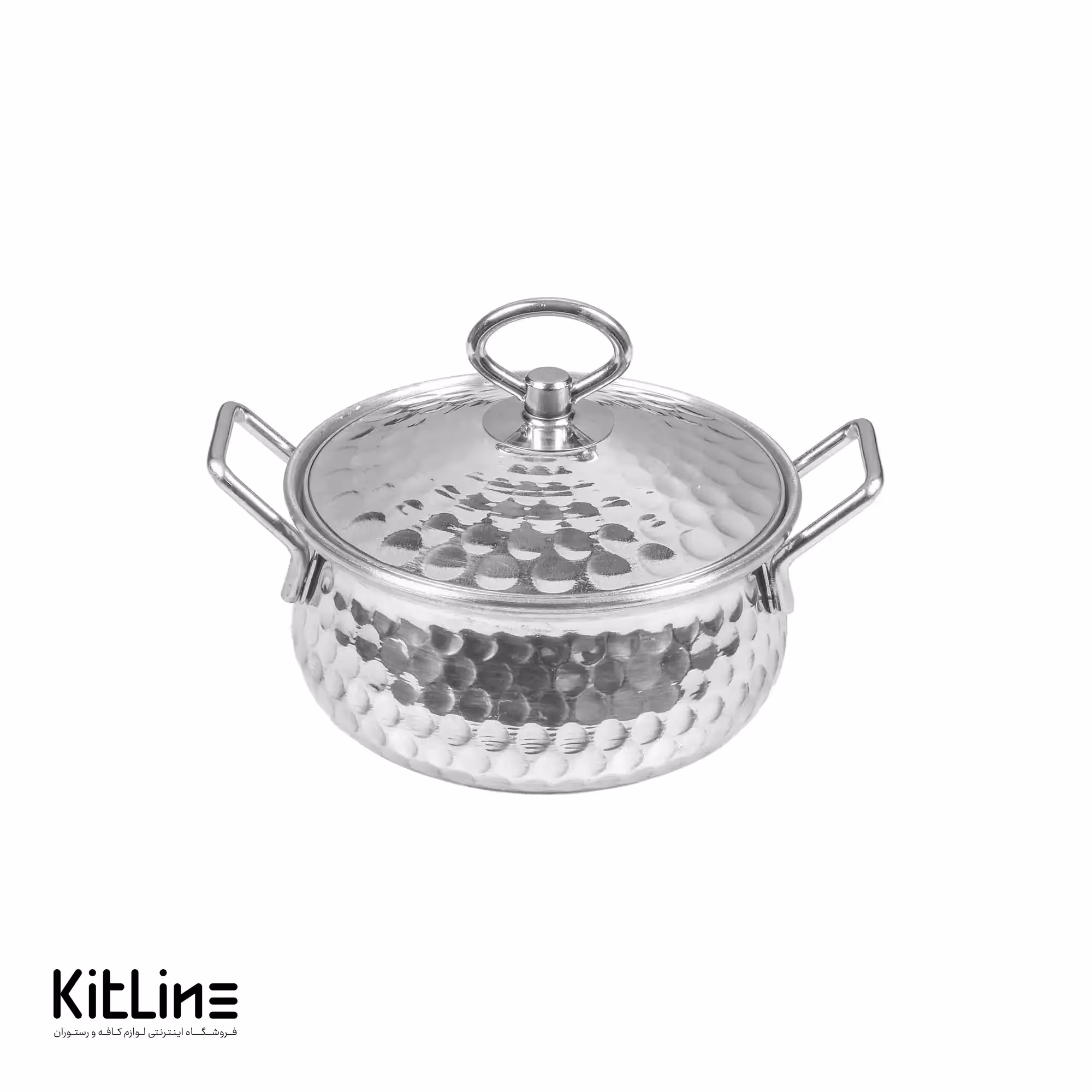 دیگچه آلومینیومی چکشی 1200 میلی‌لیتری شهرزاد