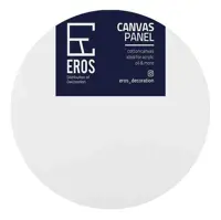 بوم نقاشی دایره قطر 25 برند EROS مدل دورسفید 