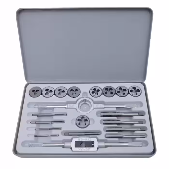 ست حدیده و قلاویز 20 پارچه کراسمن جعبه فلزی