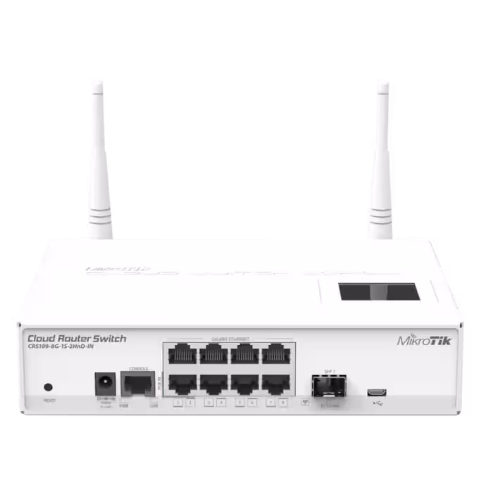 MikroTik CRS109-8G-1S-2HnD-IN | شبکه ارغوان 021-41902