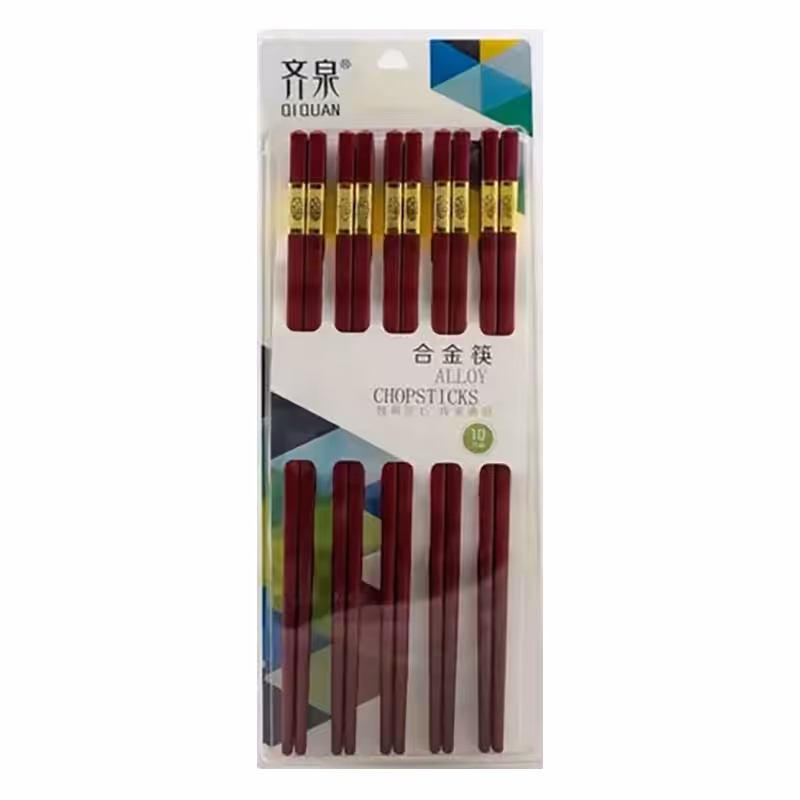 چاپستیک ملامین، جفتی زرشکی (چوب غذاخوری)