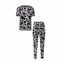 تیشرت و شلوار ست راحتی گاوی 