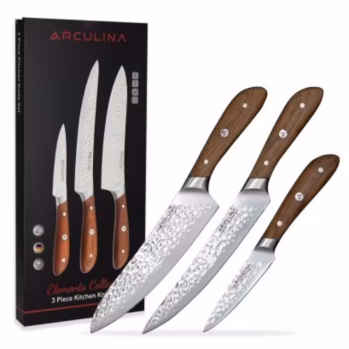 ست سه تکه چاقوی سرآشپز   گوشت   میوه و سبزیجات آرکولینا