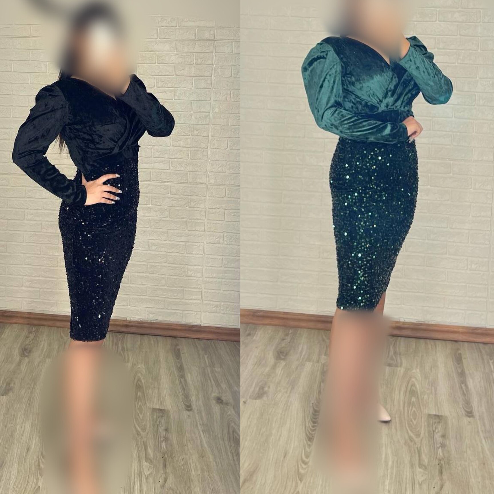 تونیک مجلسی مدل مارتا با جنس مخمل و پولک در چند رنگ و سایزبندی 38تا 50(قبل از سفارش از غرفه دار موجودی گرفته شود )