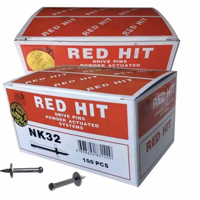 میخ و چاشنی رد هیت  سایز 22 مخصوص فلز 