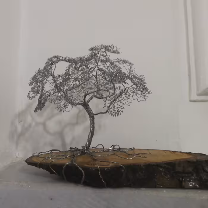 مجسمه درخت سیمی کد 100