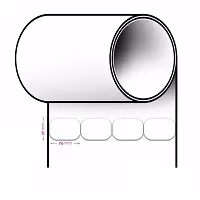 لیبل پرینتر سایز 25 * 12 (چهار ردیفه)