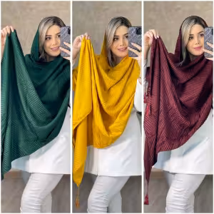 شال پلیسه مدل سرو
