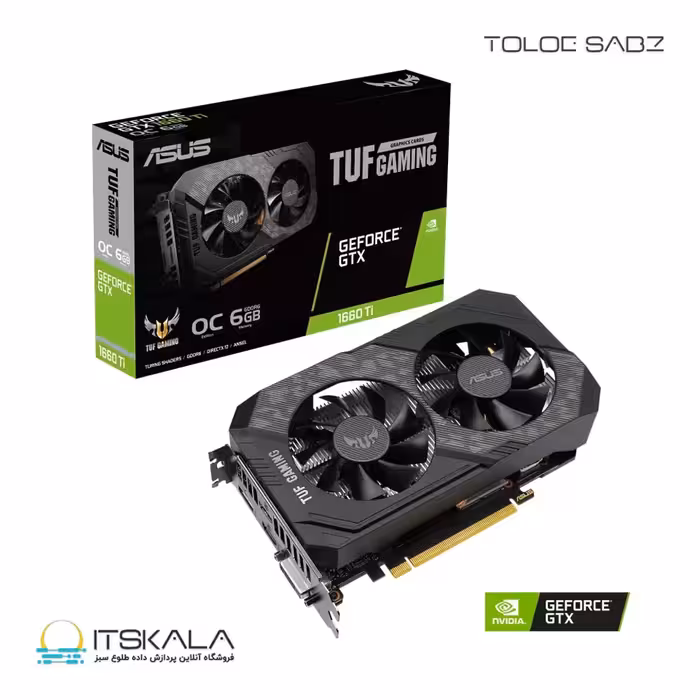 قیمت و خرید کارت گرافیک ایسوس مدل GTX 1660 Ti TUF 6GB DDR6 GAMING | ITSKALA