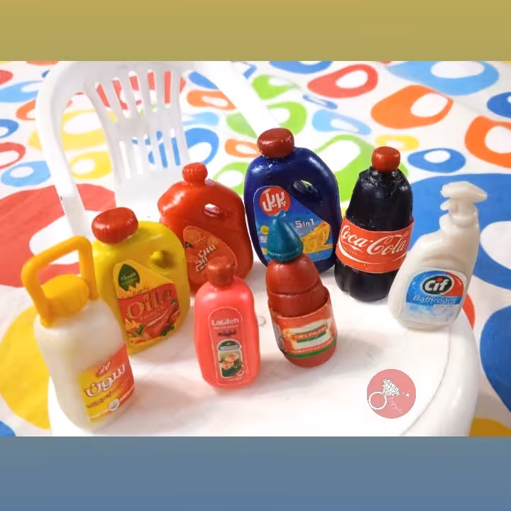 مینیاتوری خمیری بسیار باکیفیت 8 تیکه