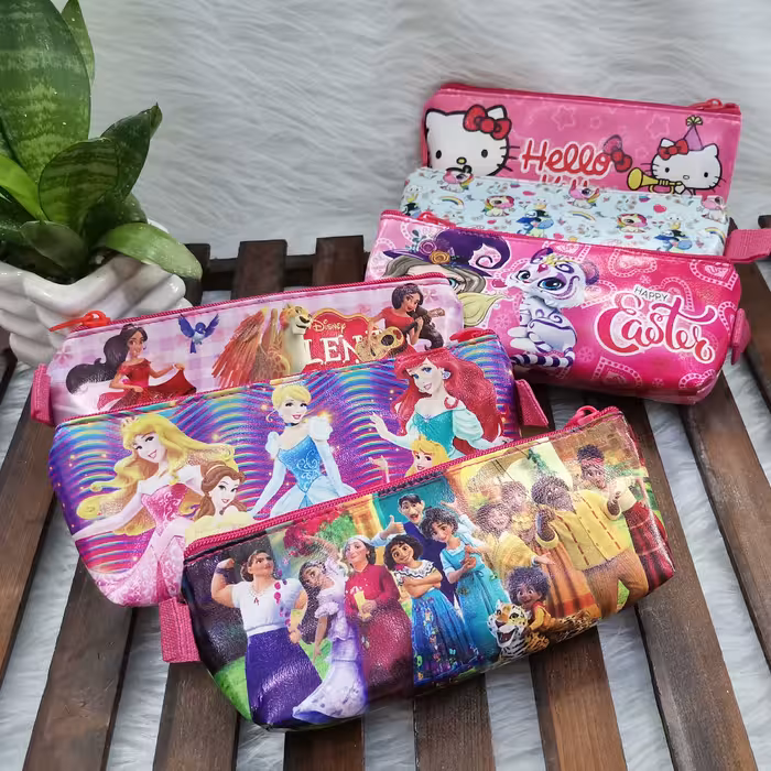 جامدادی فانتزی  عروسکی تک زیپ زیبا و قیمت مناسب، ارزان 